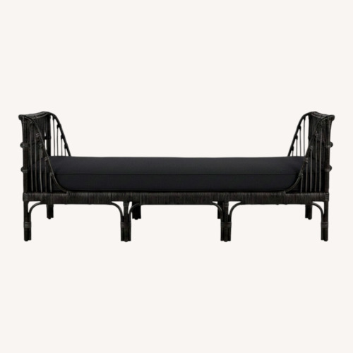 Used Article Rattan Dark Brown Daybed for sale on AptDeco