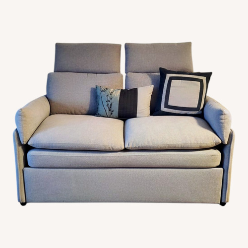 Used Fresh Futon Light Gray Fabric Sleeper Sofa for sale on AptDeco