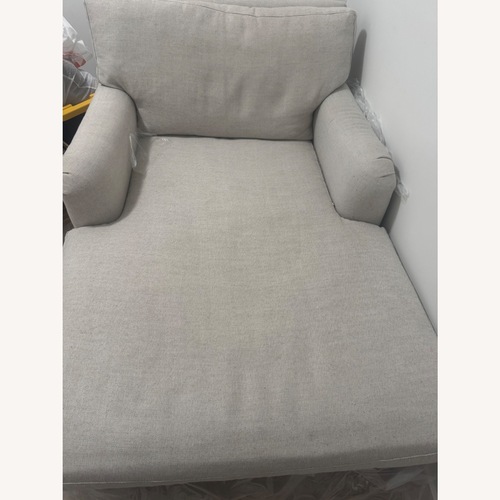 Used Natural Fabric Chaise Lounge for sale on AptDeco