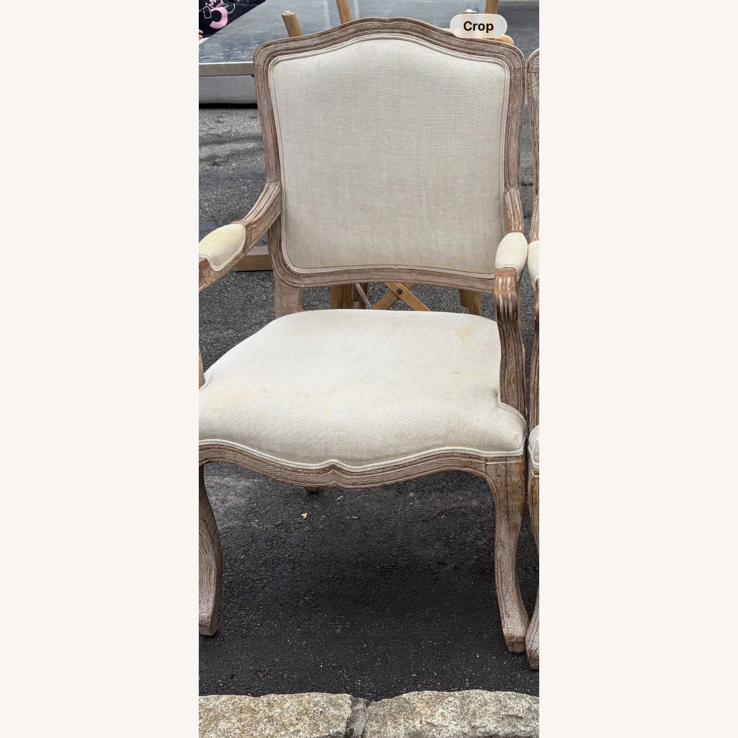 Restoration Hardware Weathered Oak Armchair - image-2