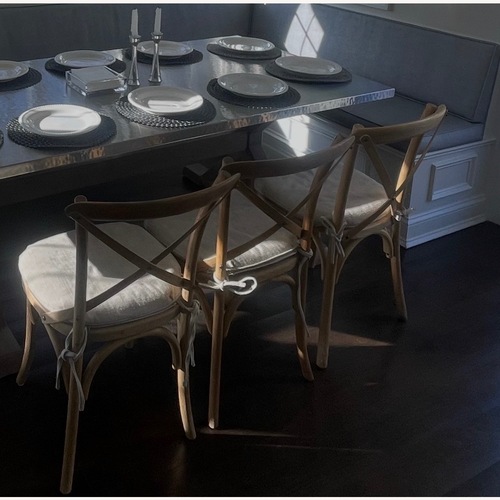 Used Restoration Hardware French Bistro Cross-Back Chairs for sale on AptDeco