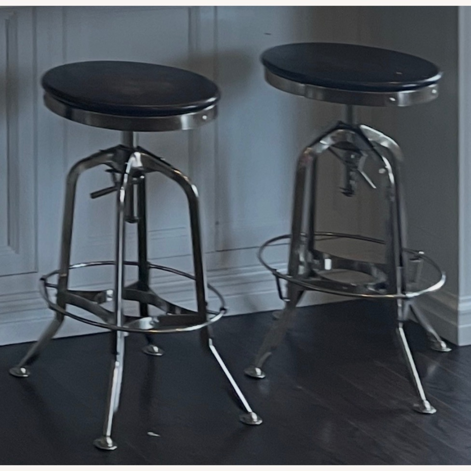 Restoration Hardware Vintage Toledo Barstools (Set) - image-2