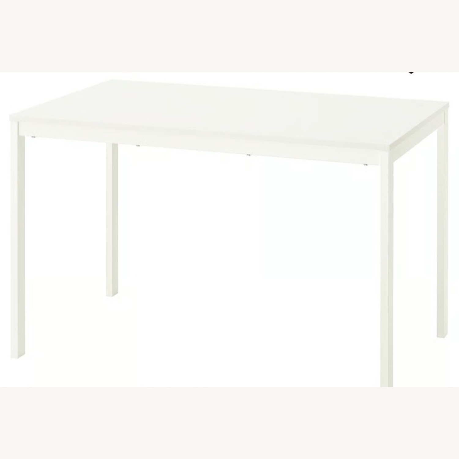 IKEA Tonstad Extendable White Table - image-1