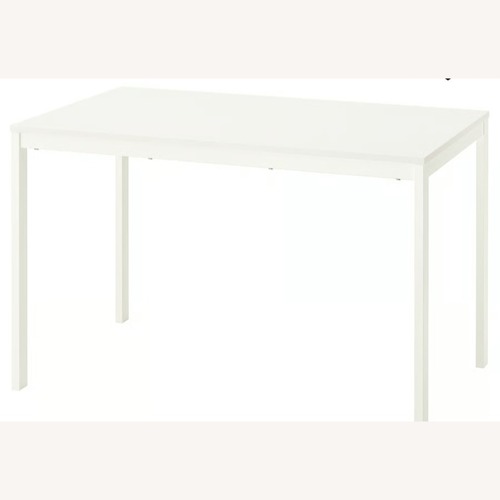Used IKEA Tonstad Extendable White Table for sale on AptDeco