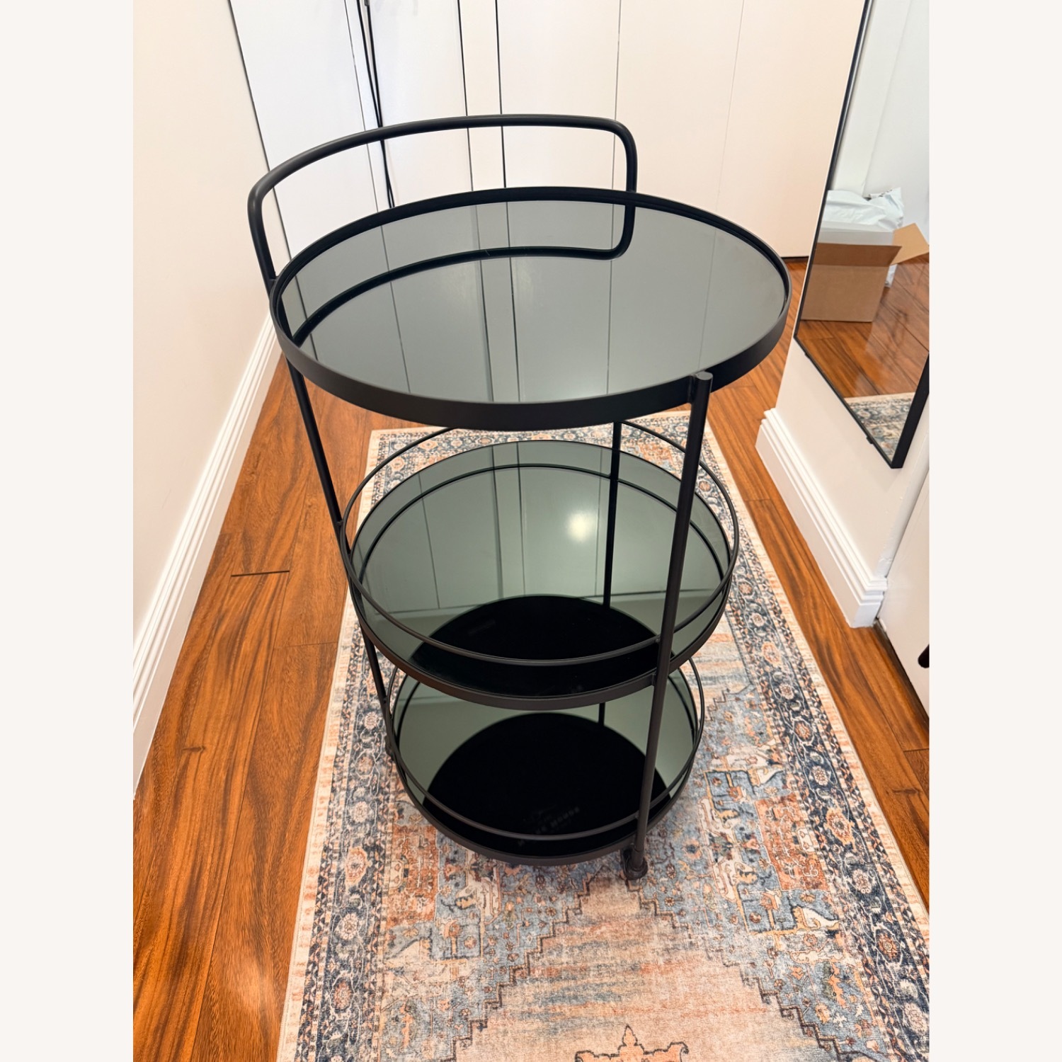 Notre Monde Black Metal Bar Cart - image-5