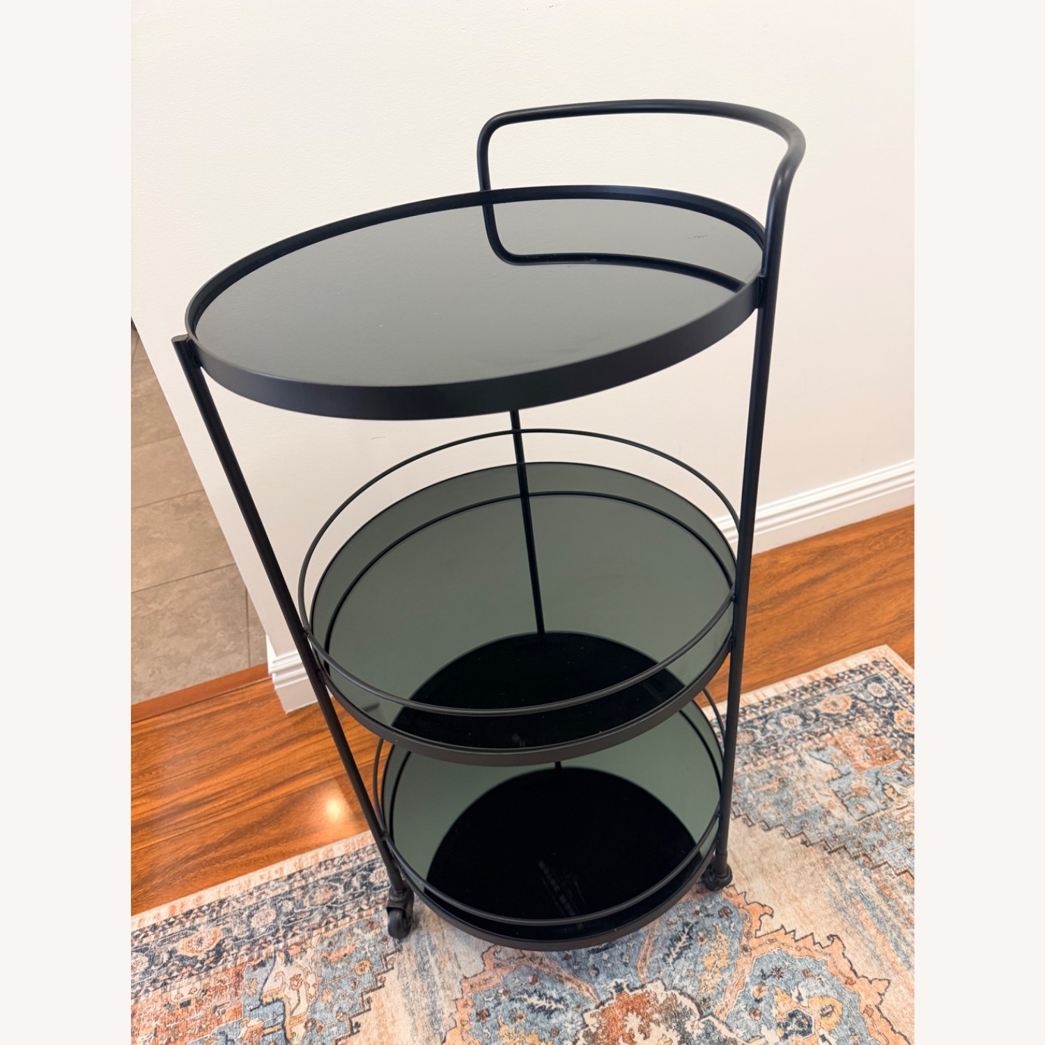 Notre Monde Black Metal Bar Cart - image-3