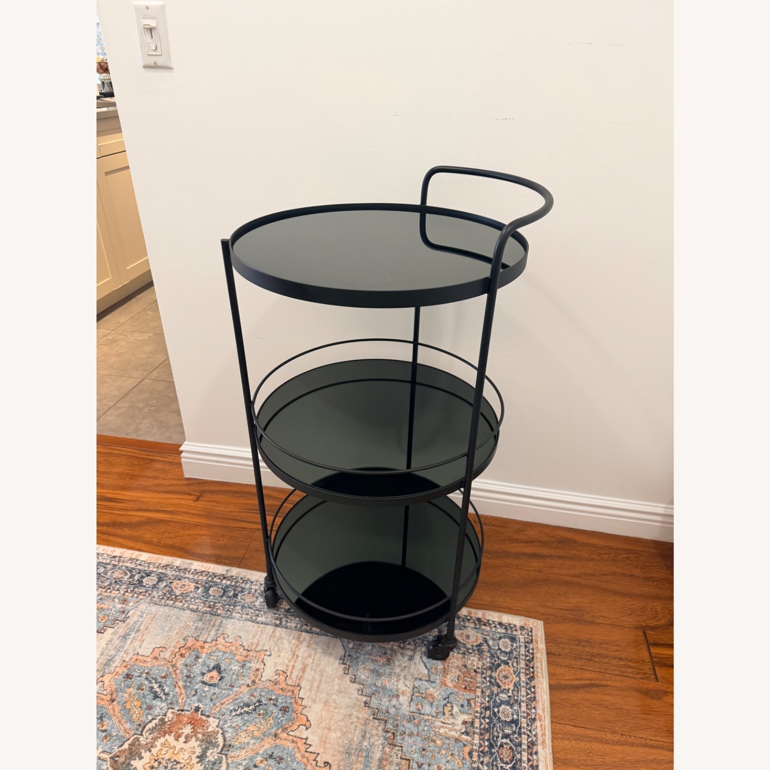 Notre Monde Black Metal Bar Cart - image-2