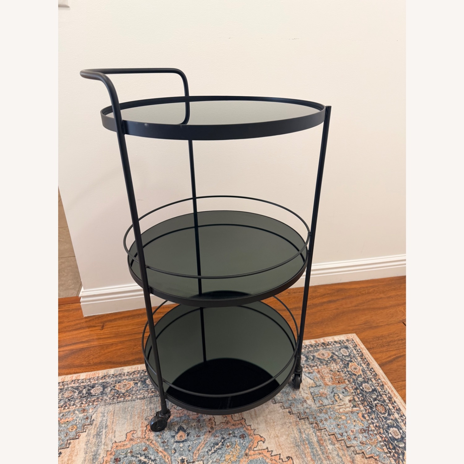 Notre Monde Black Metal Bar Cart - image-4