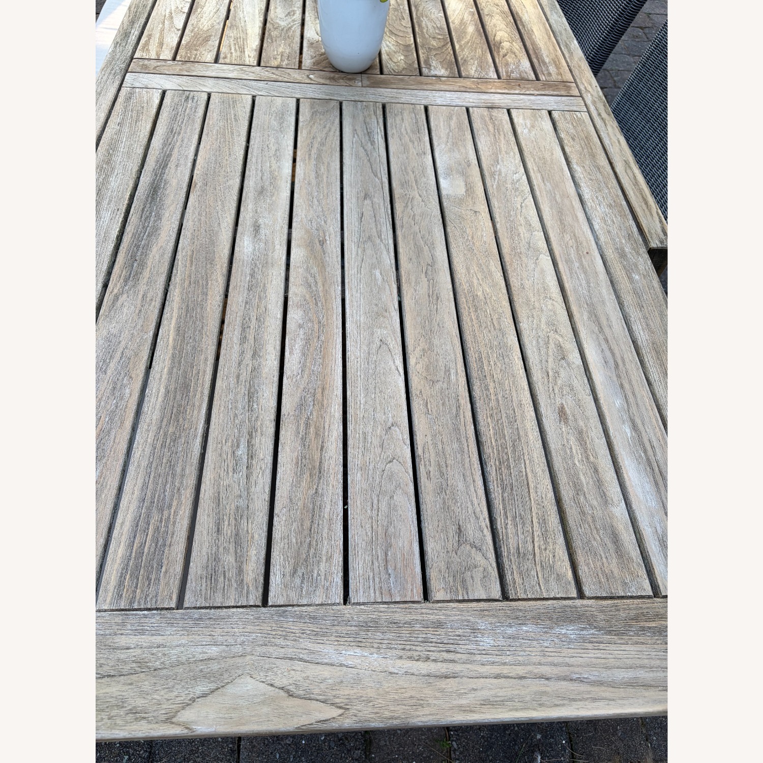 Crate & Barrel Teak Wood Patio Furniture - image-5