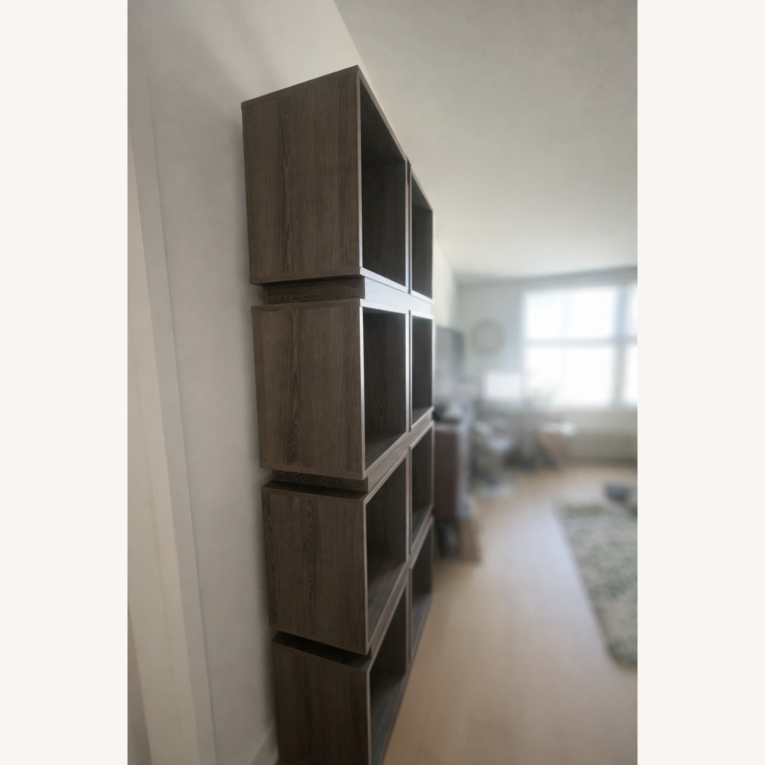  Raymour & Flanigan Modern Cube-Style Bookcase - image-2