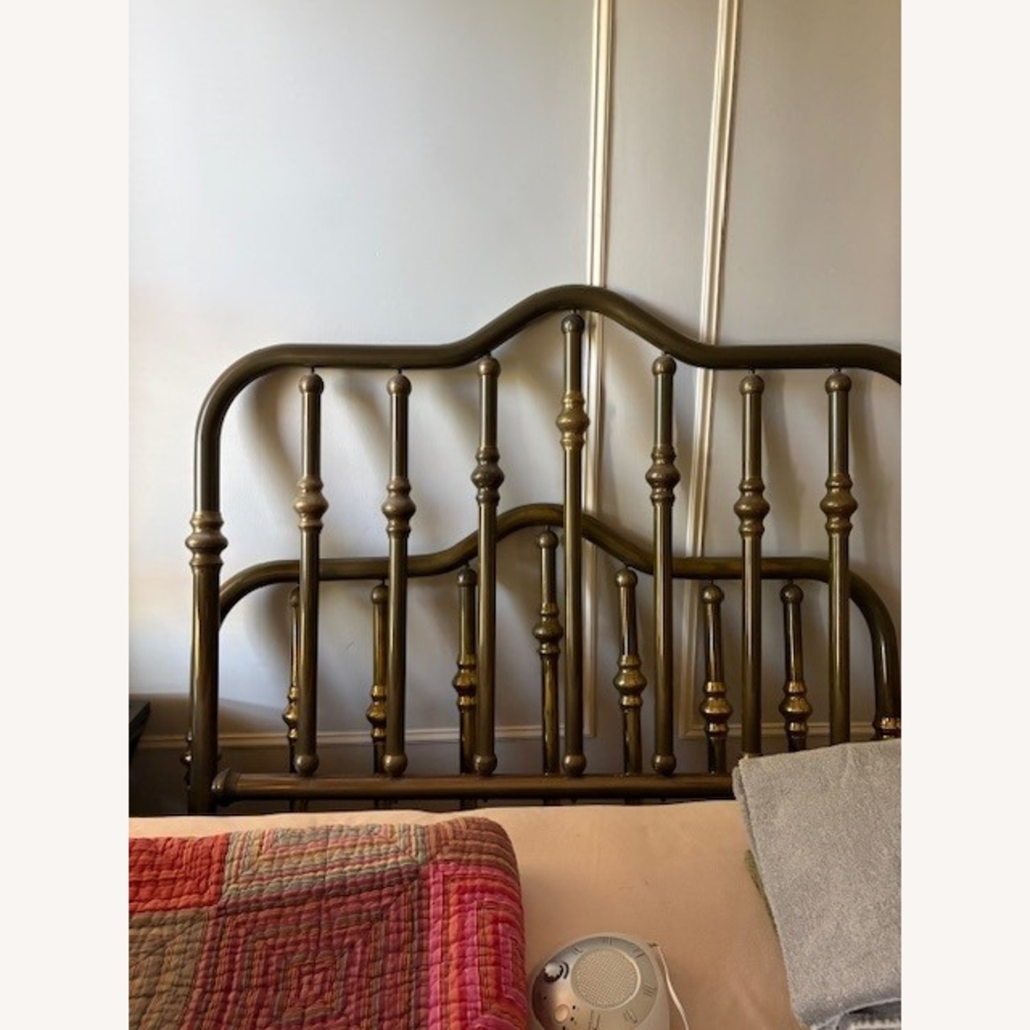 Vintage/Antique Brass Headboard - image-2