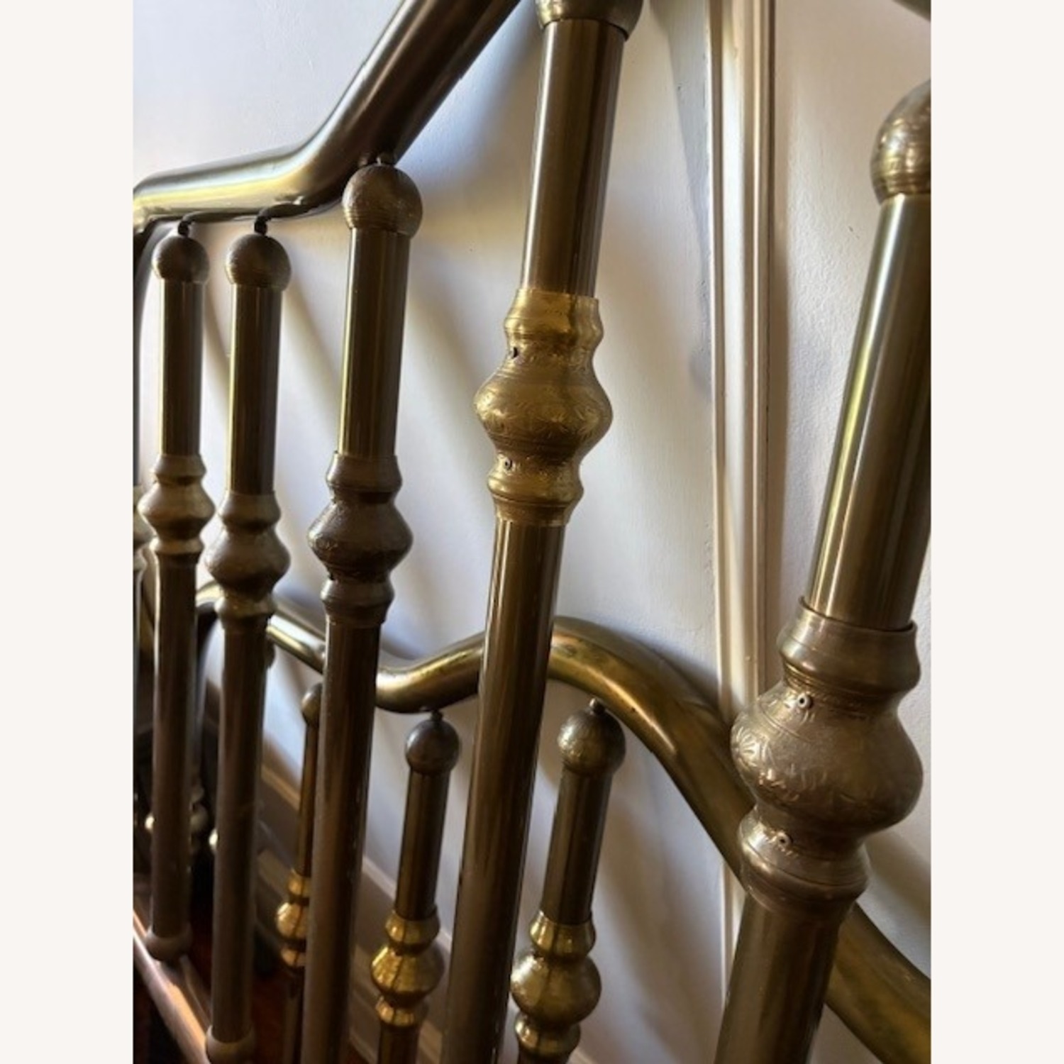 Vintage/Antique Brass Headboard - image-4