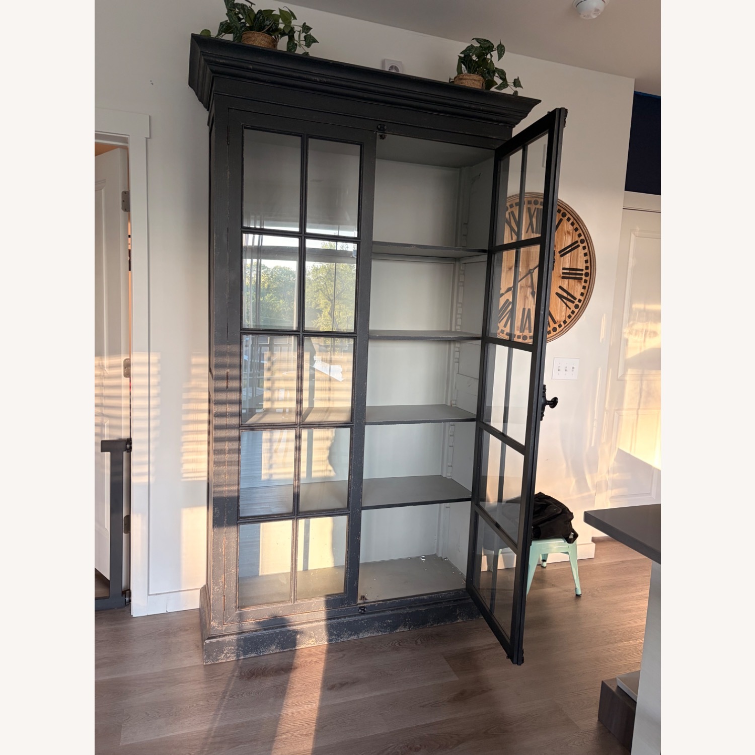 Arhaus Black Wood Armoire - image-3