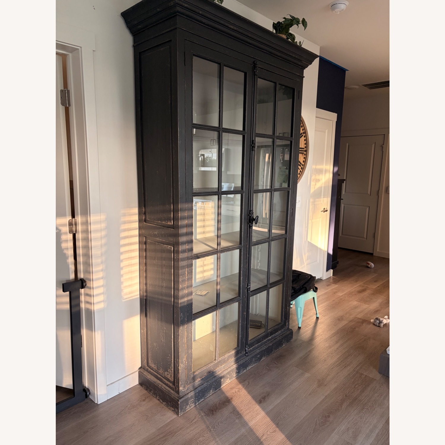 Arhaus Black Wood Armoire - image-2