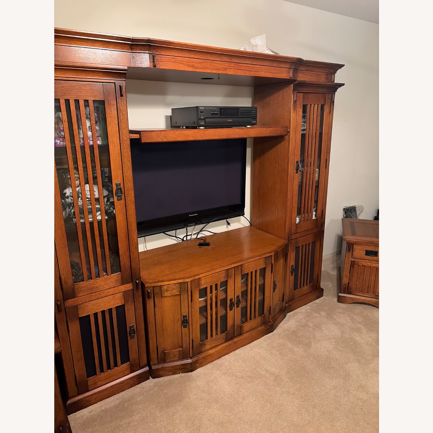 J.C. Penny Dark Brown Wall Unit - image-4