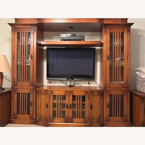 Used J.C. Penny Dark Brown Wall Unit for sale on AptDeco