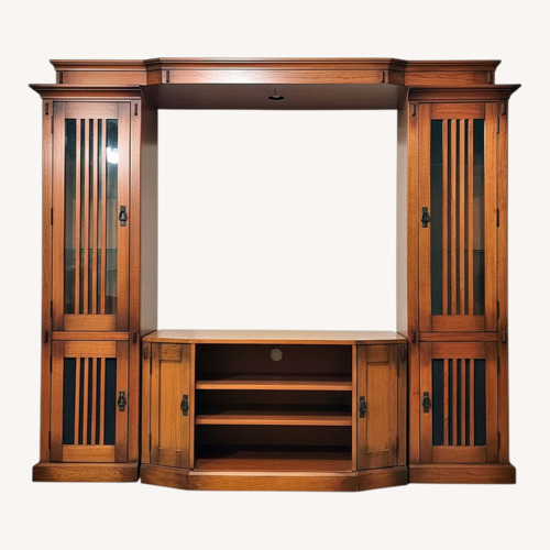 Used J.C. Penny Dark Brown Wall Unit for sale on AptDeco