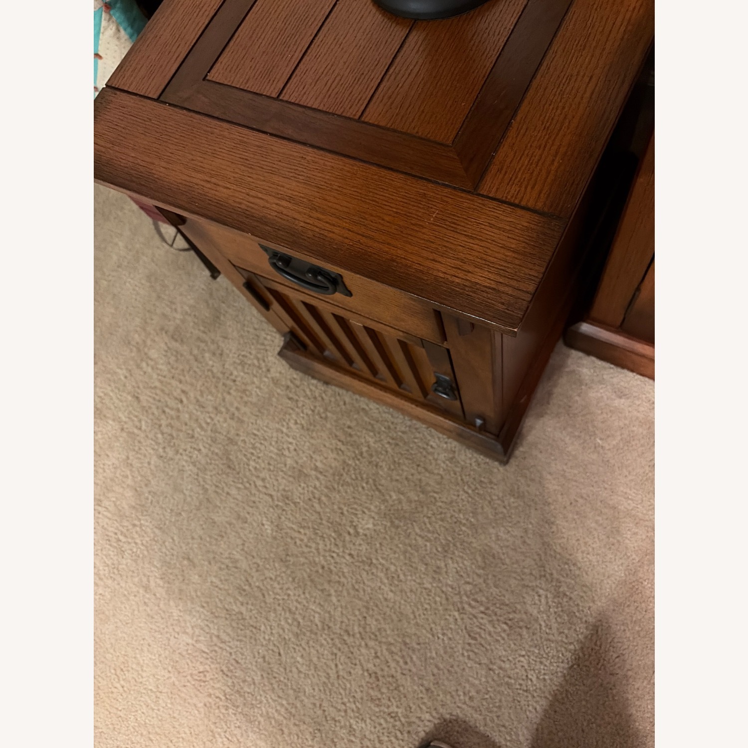 J.C. Penny Dark Brown Side Tables - image-4
