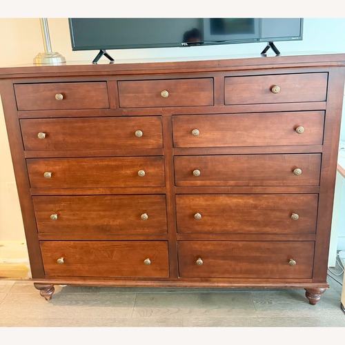 Used Dark Brown Wood Dresser for sale on AptDeco