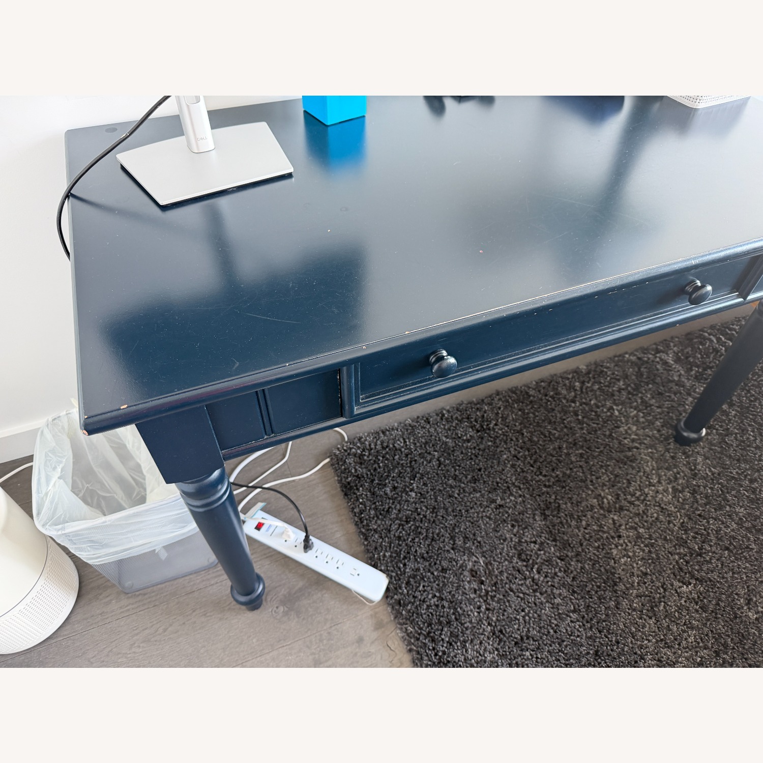 Stanley Furniture Blue Wood Desk - image-3