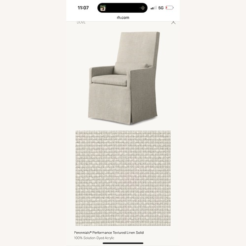 Used Restoration Hardware Ellison Set 8 Dining Chairs 1028 each retail for sale on AptDeco