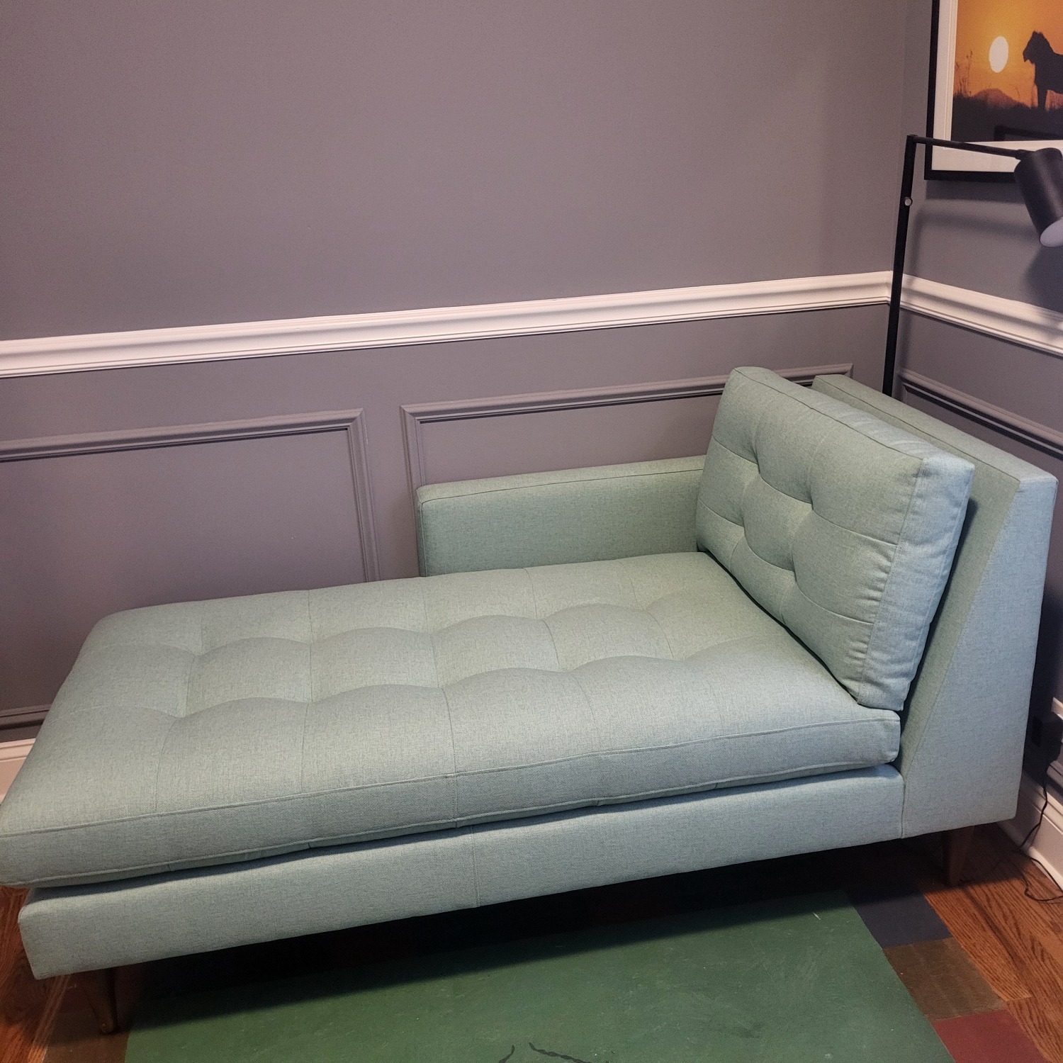 Crate & Barrel Chaise Lounge - image-3