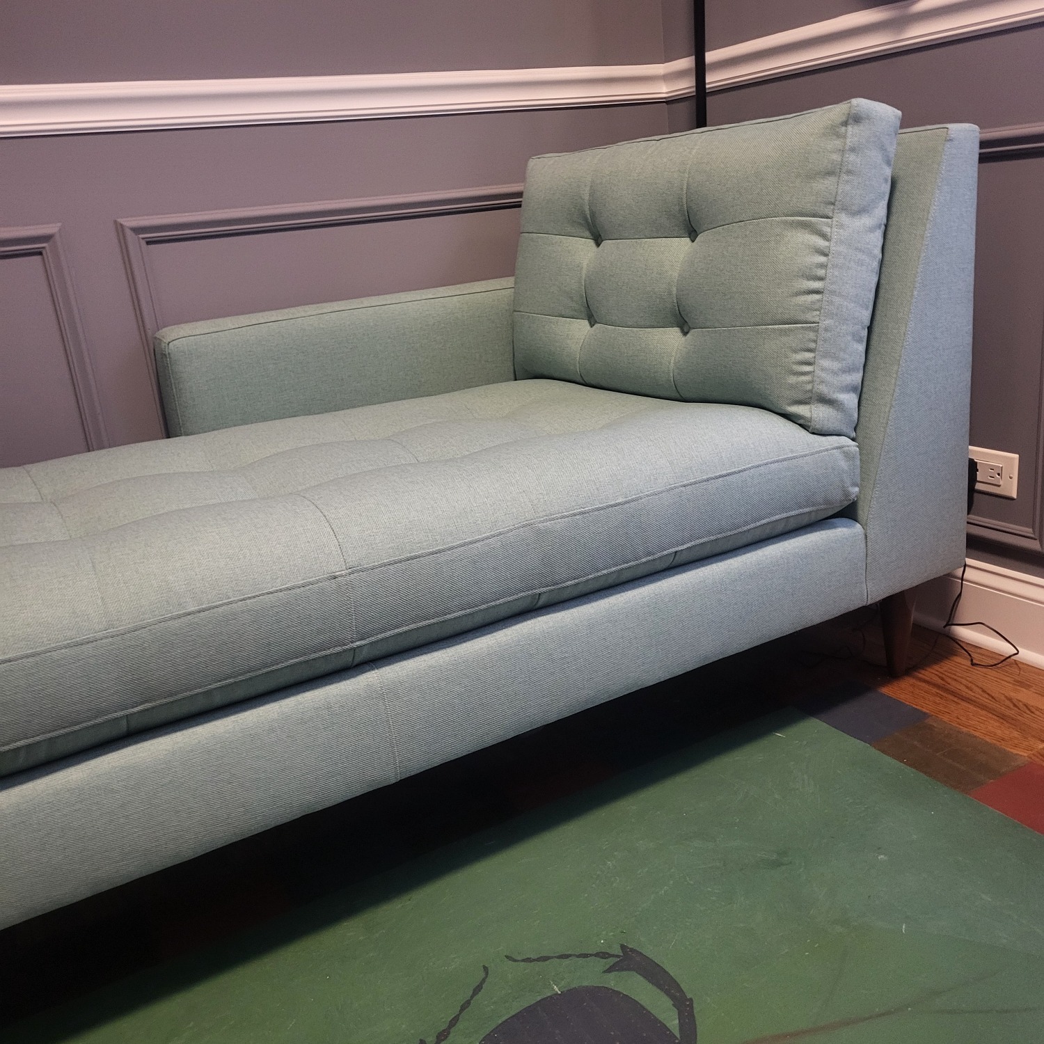 Crate & Barrel Chaise Lounge - image-2