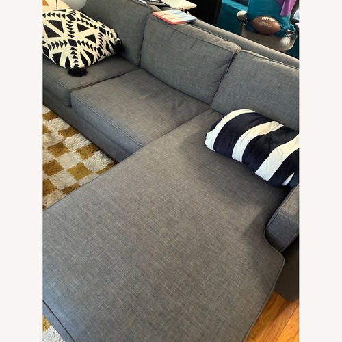 Used Crown Heights Gray Chaise Lounge for sale on AptDeco