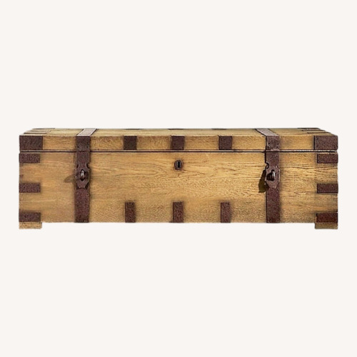 Used Restoration Hardware Heirloom Coffee Table Trunk for sale on AptDeco