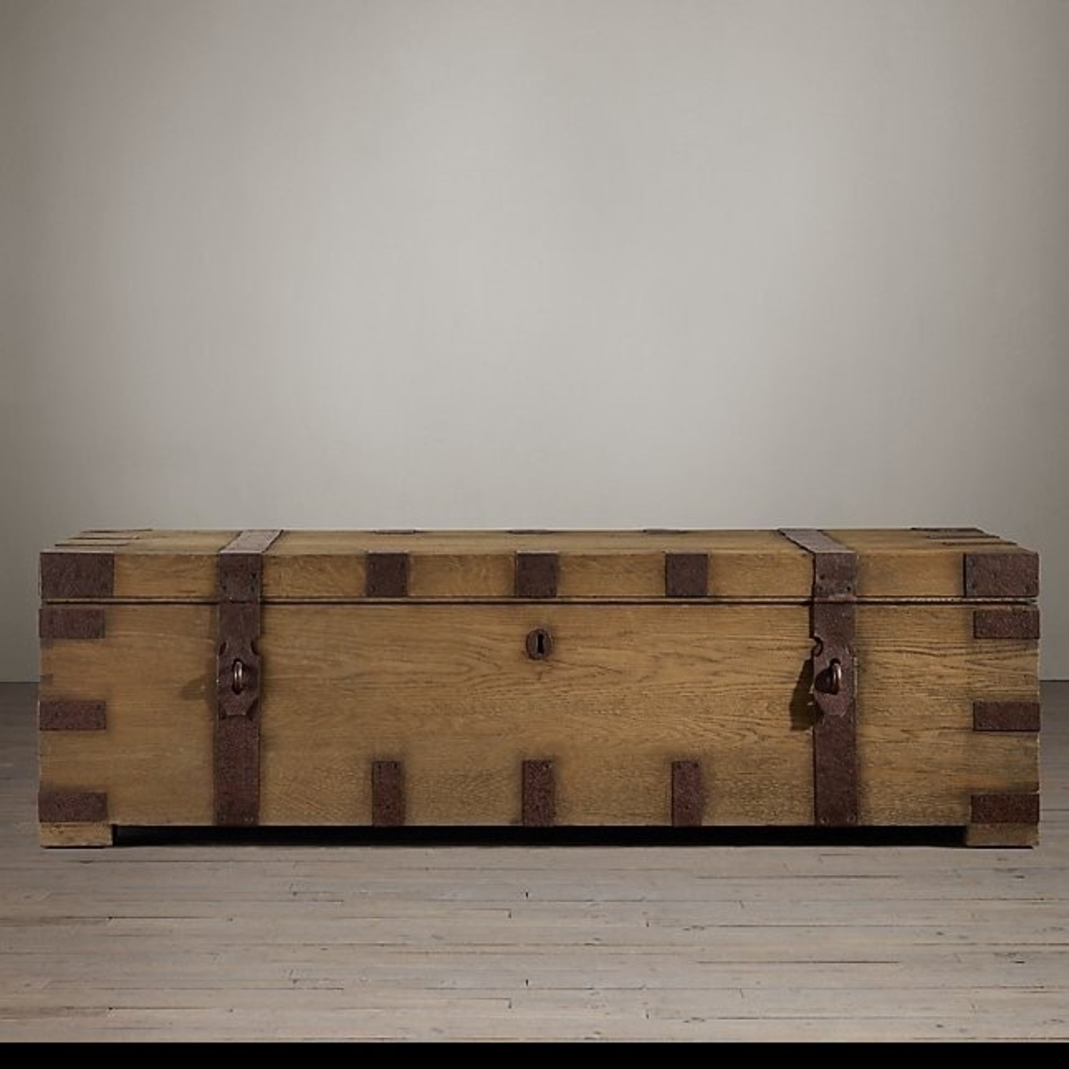 Restoration Hardware Heirloom Coffee Table Trunk - image-2