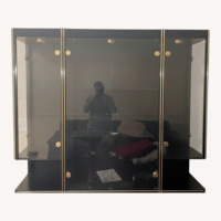 Monte Design Black Lacquer Wall Unit