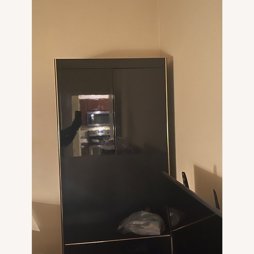 Used Monte Design Black Lacquer Wall Unit for sale on AptDeco