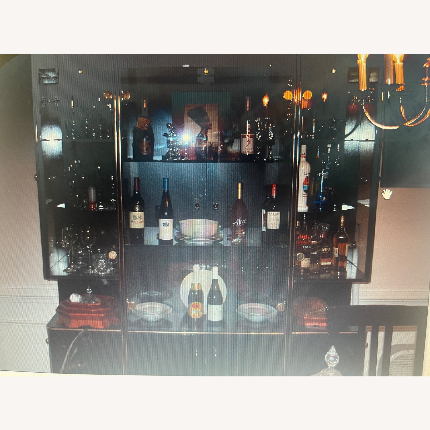 Monte Design Black Lacquer Wall Unit - image-4