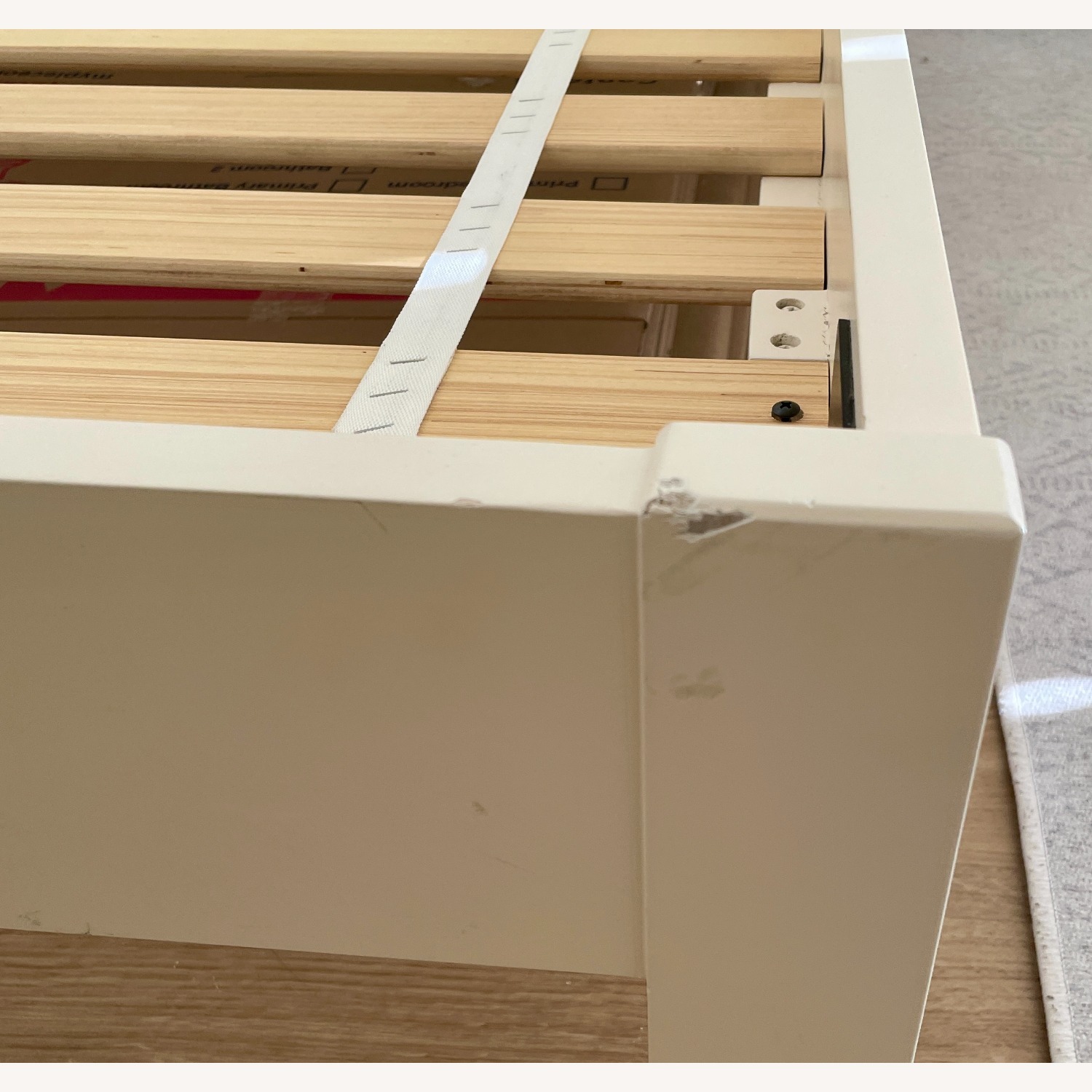 West Elm White Wood Twin Bed - image-5