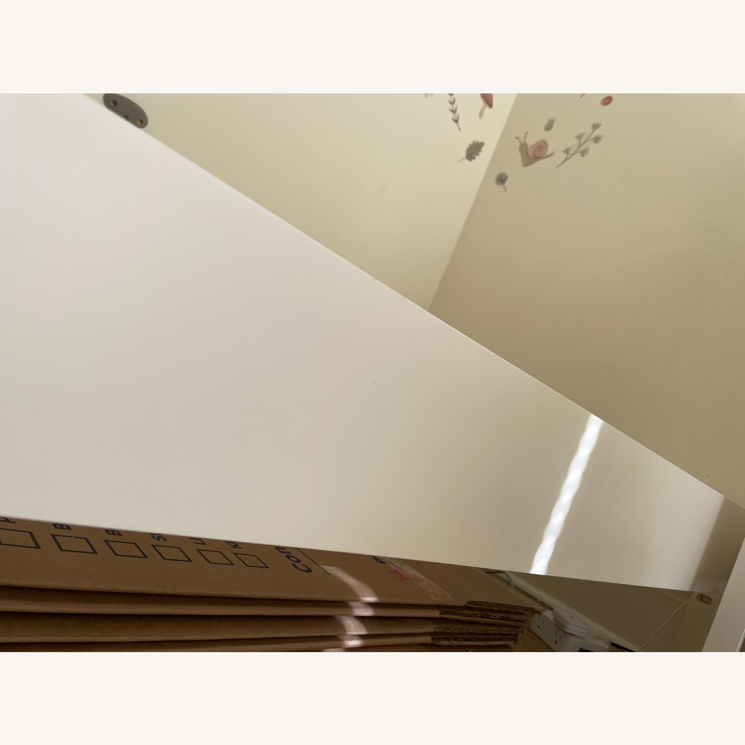 West Elm White Wood Twin Bed - image-2
