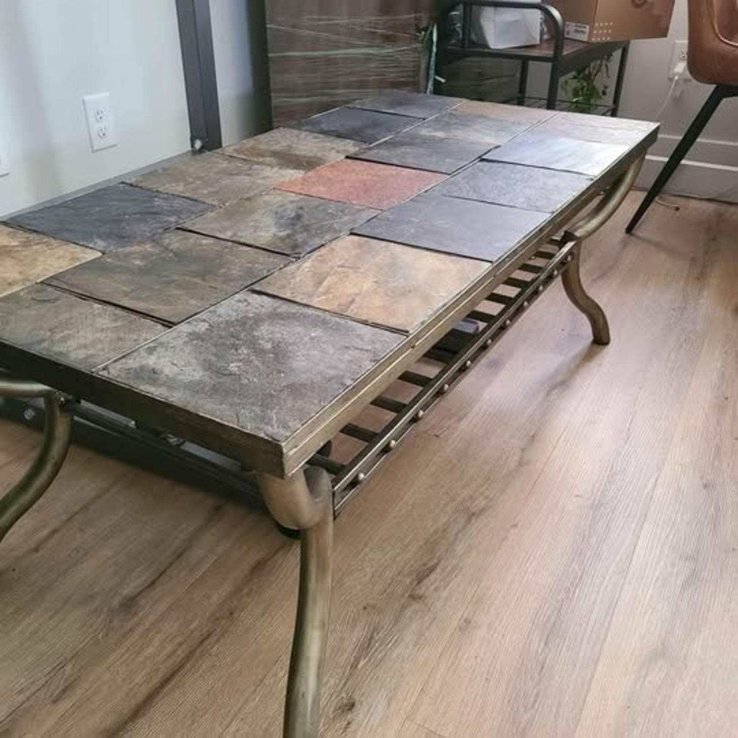 Ashley Furniture Antigo Natural Stone Coffee Table - image-2