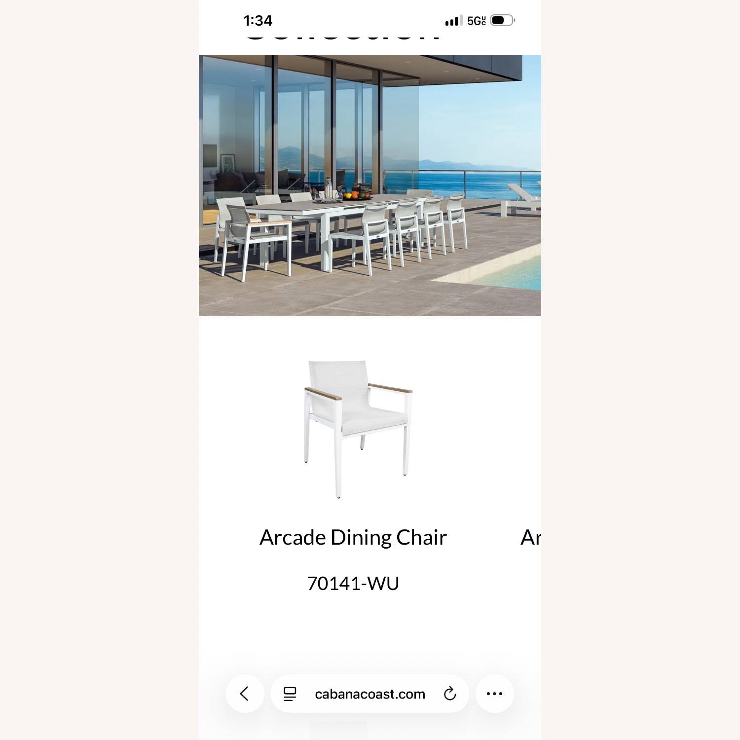 Light Gray Aluminum Patio Furniture - image-2