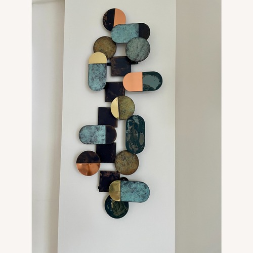 Used West Elm Patina Metal Wall Decor for sale on AptDeco
