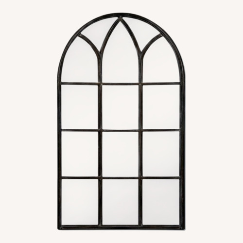 Used Wayfair Dark Brown Wood Wall Mirror for sale on AptDeco