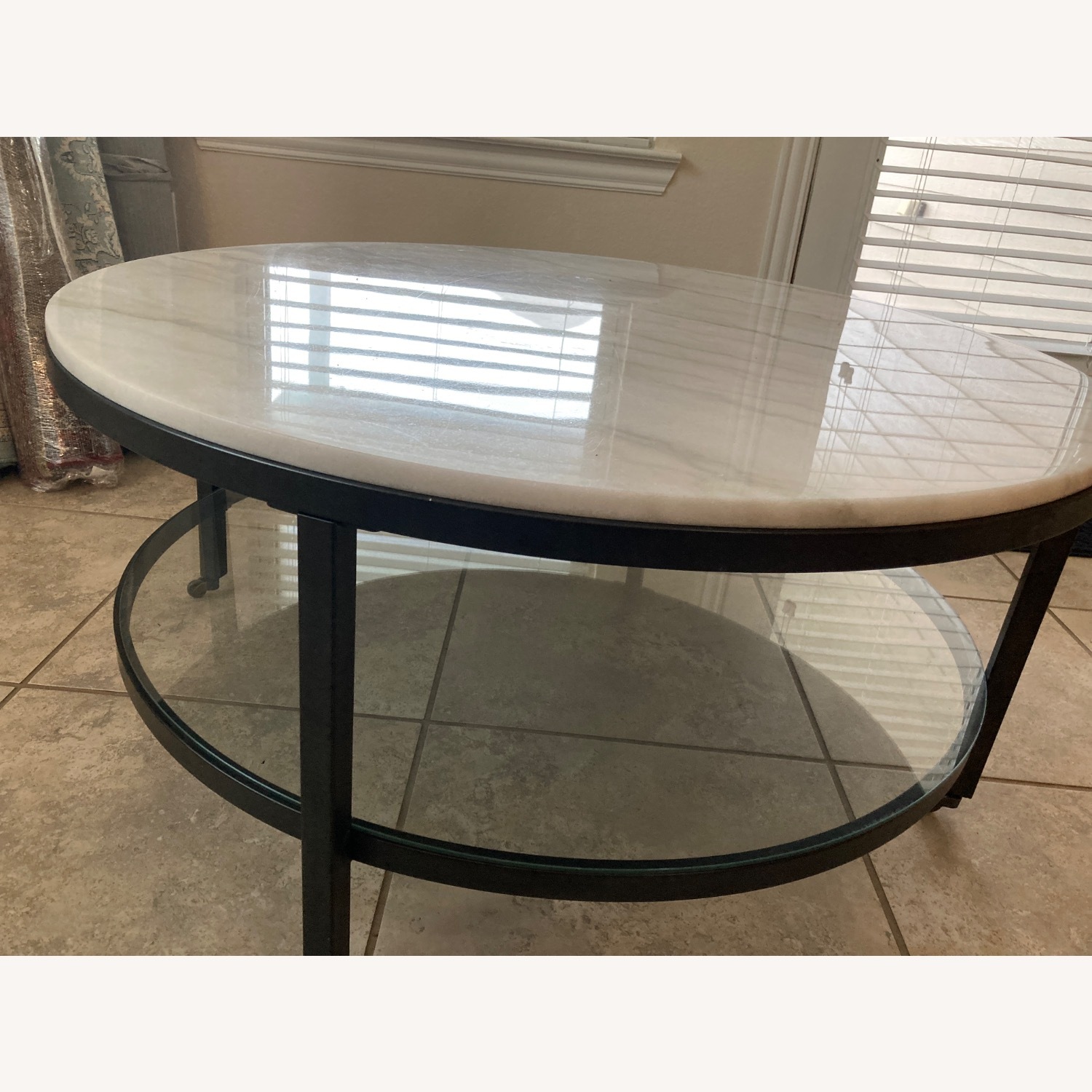 Macy's Marble Coffee Table  - image-2