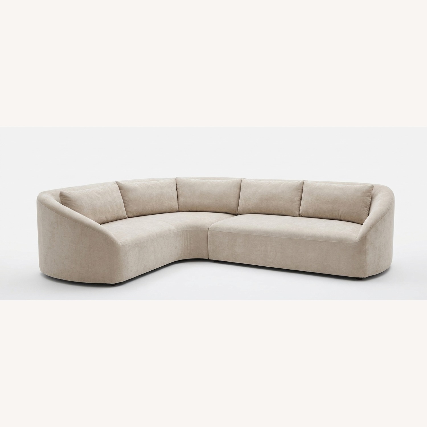 West Elm Aviana 2-Piece Wedge Sectional - image-1