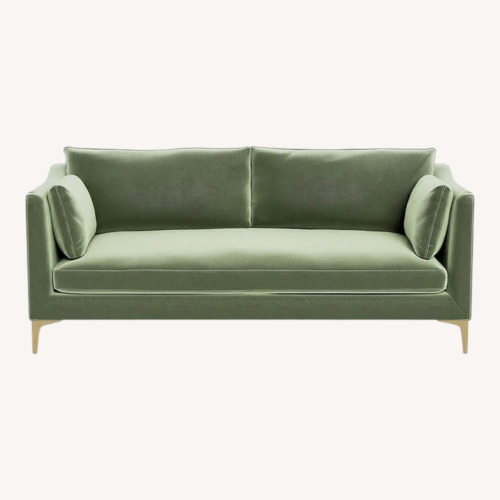 Used Interior Define Green Caitlin Sofa by The Everygirl® for sale on AptDeco
