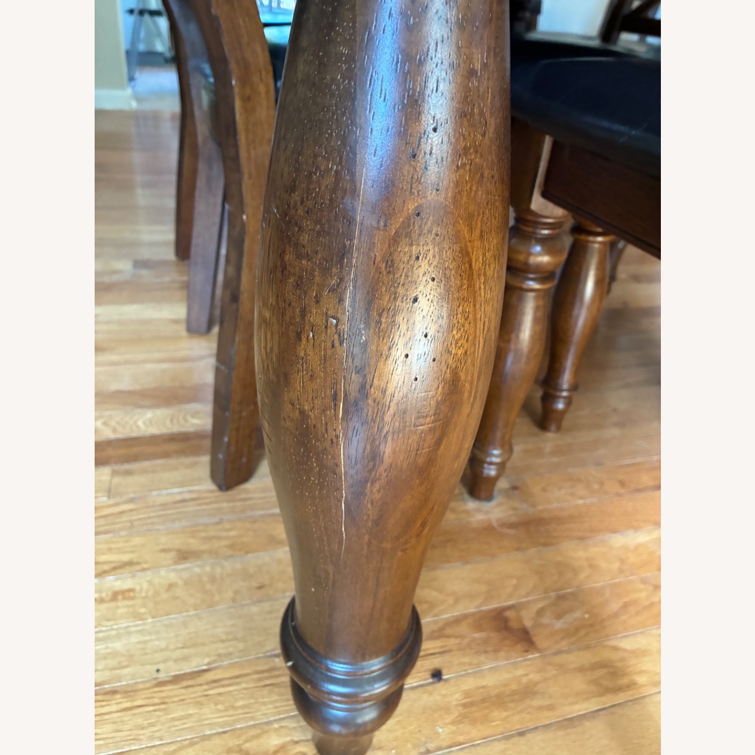 Jordan's Furniture Dark Brown Wood Dining Sets - image-3