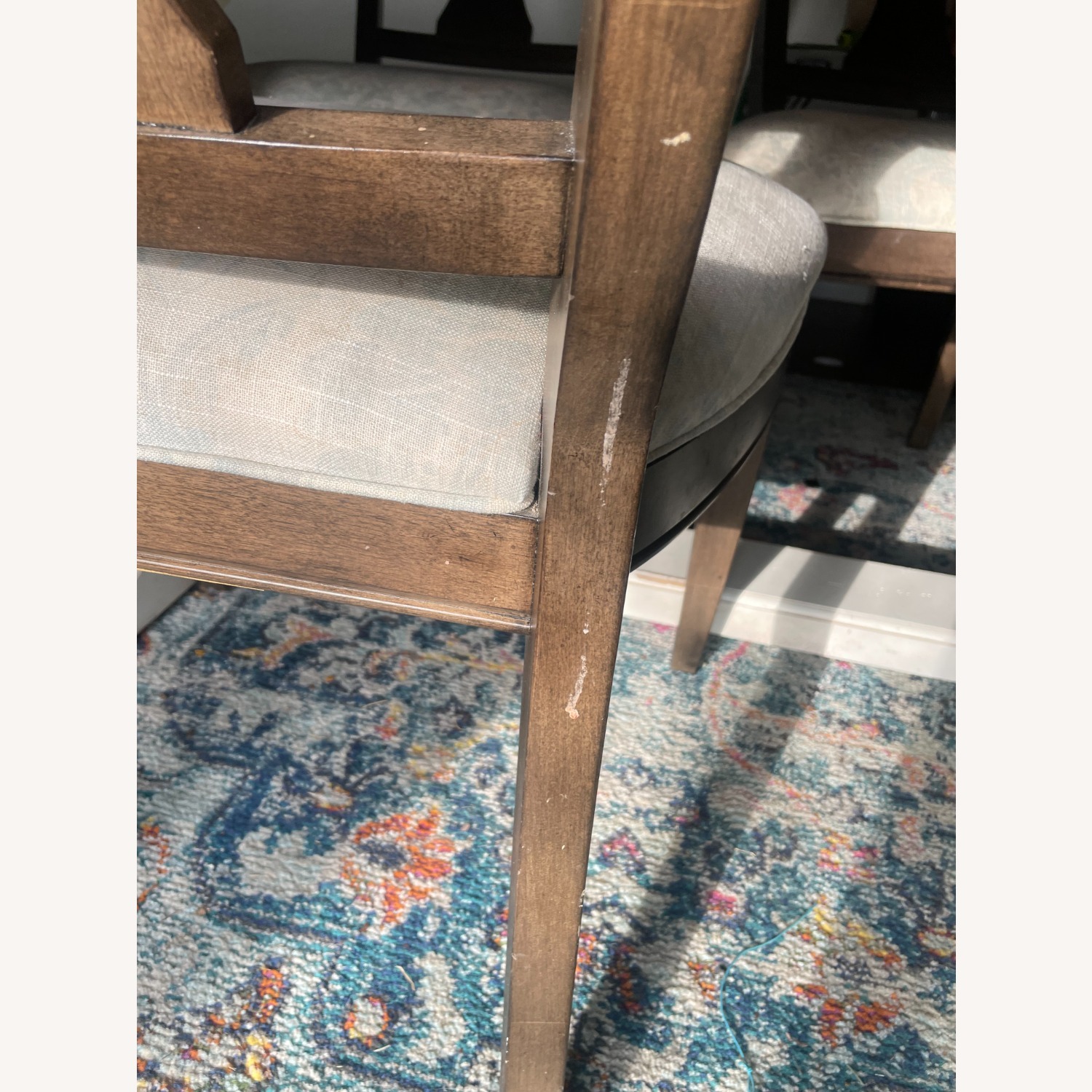 Ethan Allen Dark Brown Dining Table - image-3