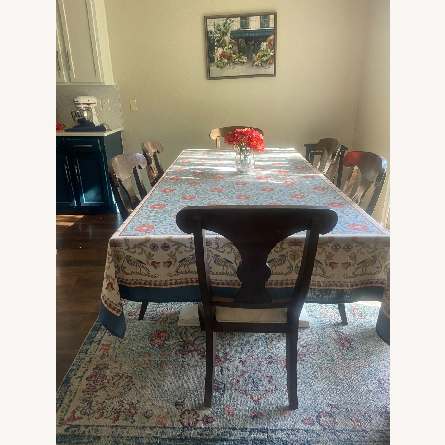Ethan Allen Dark Brown Dining Table - image-6