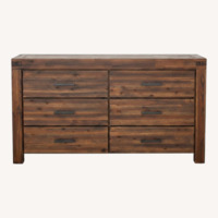 Macy's Avondale Dark Brown Dresser 