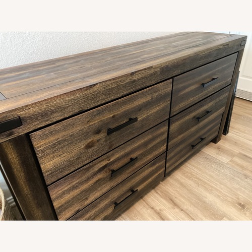 Used Macy's Avondale Dark Brown Dresser for sale on AptDeco