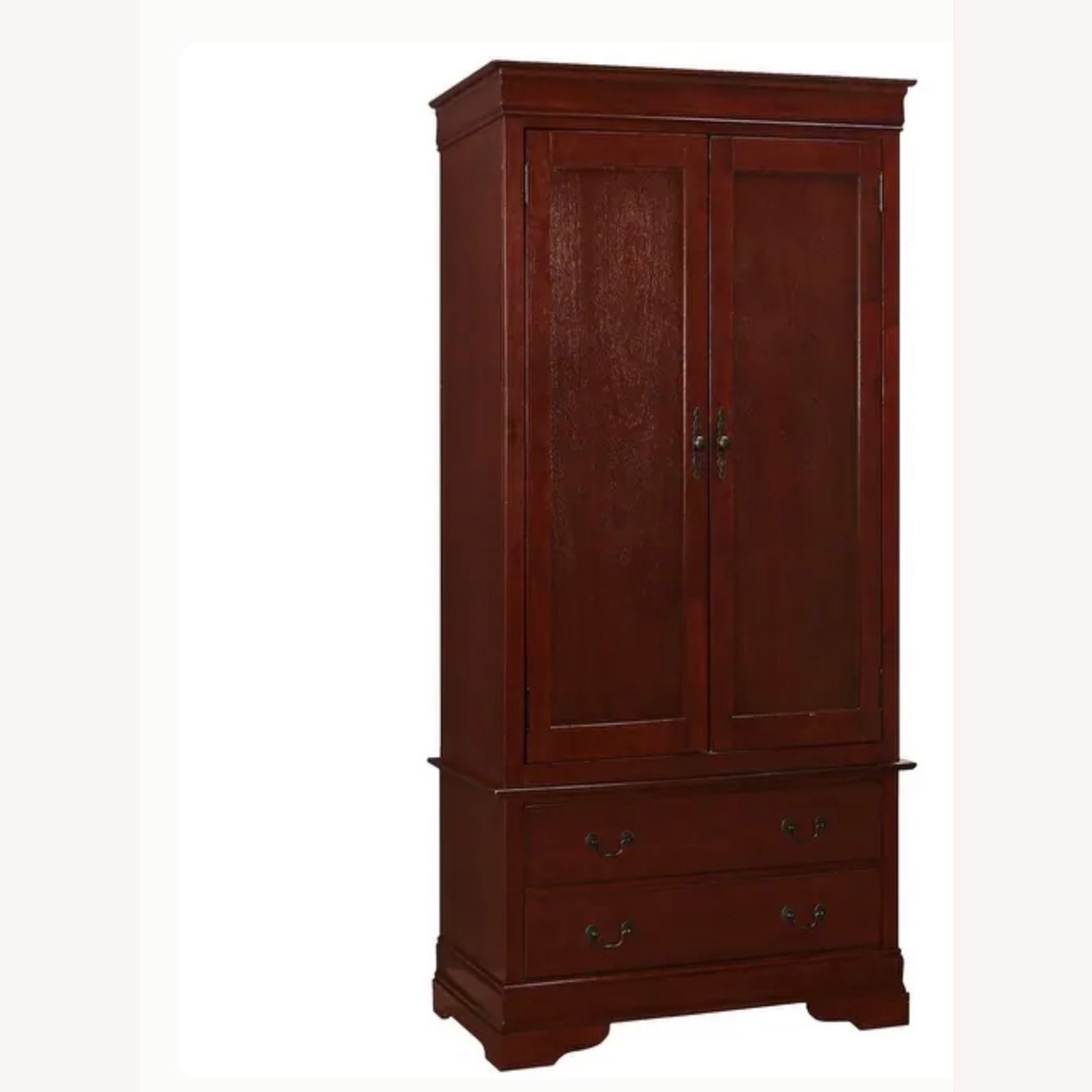 Ethan Allen Cherry Wardrobe Armoire - image-1