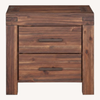Macy's Dark Brown Side Table