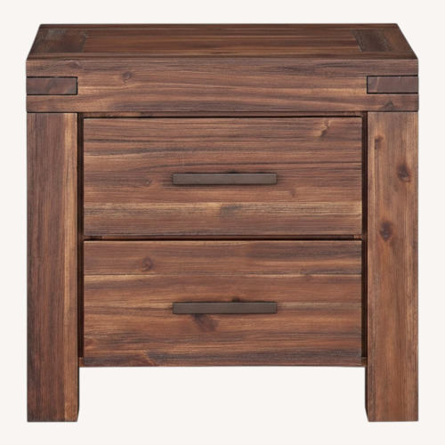 Used Macy's Dark Brown Side Table for sale on AptDeco